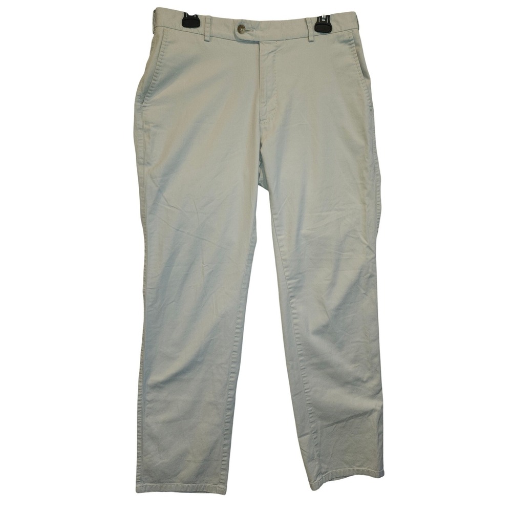 Peter Millar Mens Crown Collection Chino Pants Stone 34 MEOB48 16543